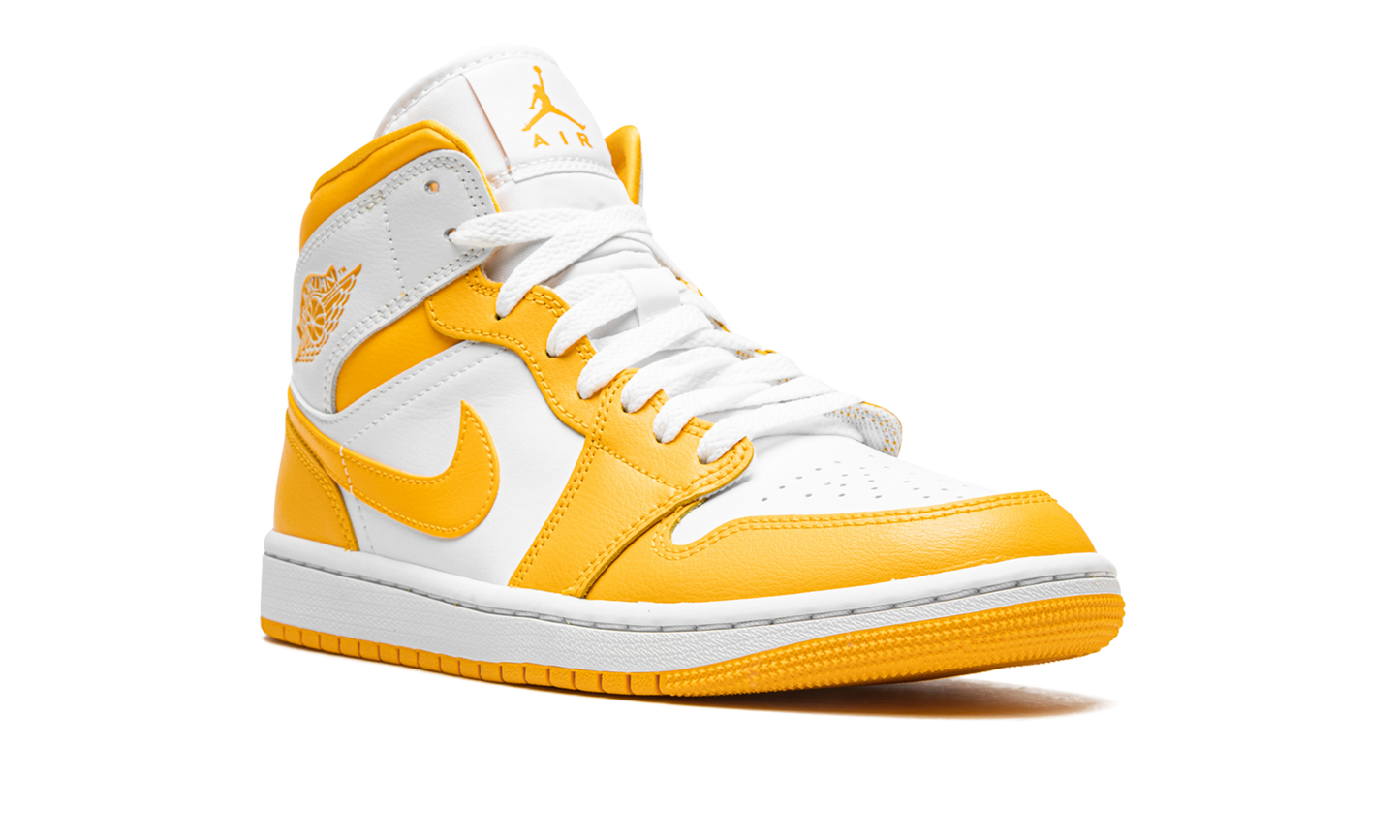 JORDAN 1 MID WMNS White / University Gold