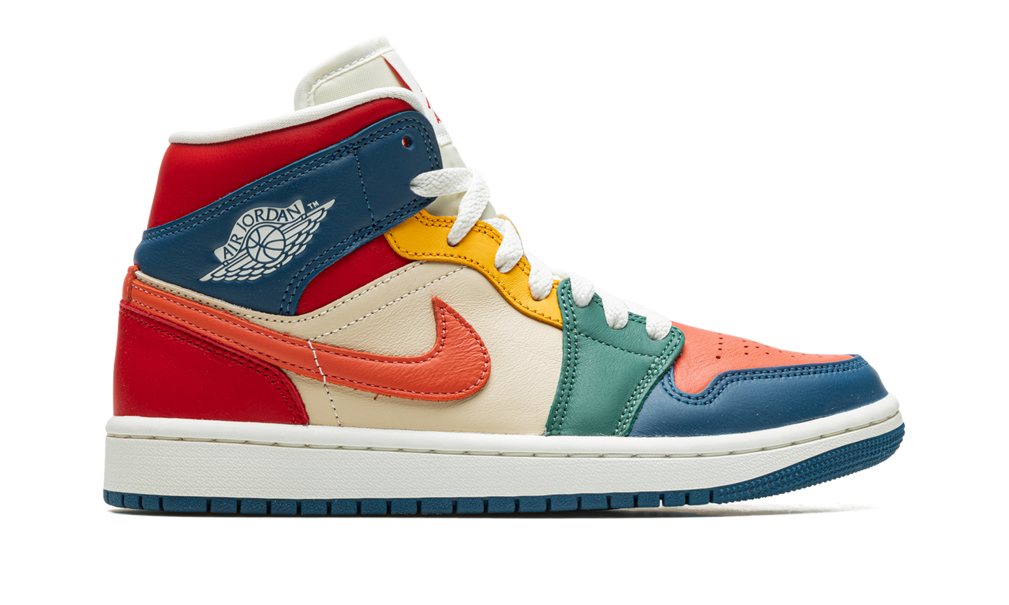 AIR JORDAN 1 MID SE WMNS Multi-Color