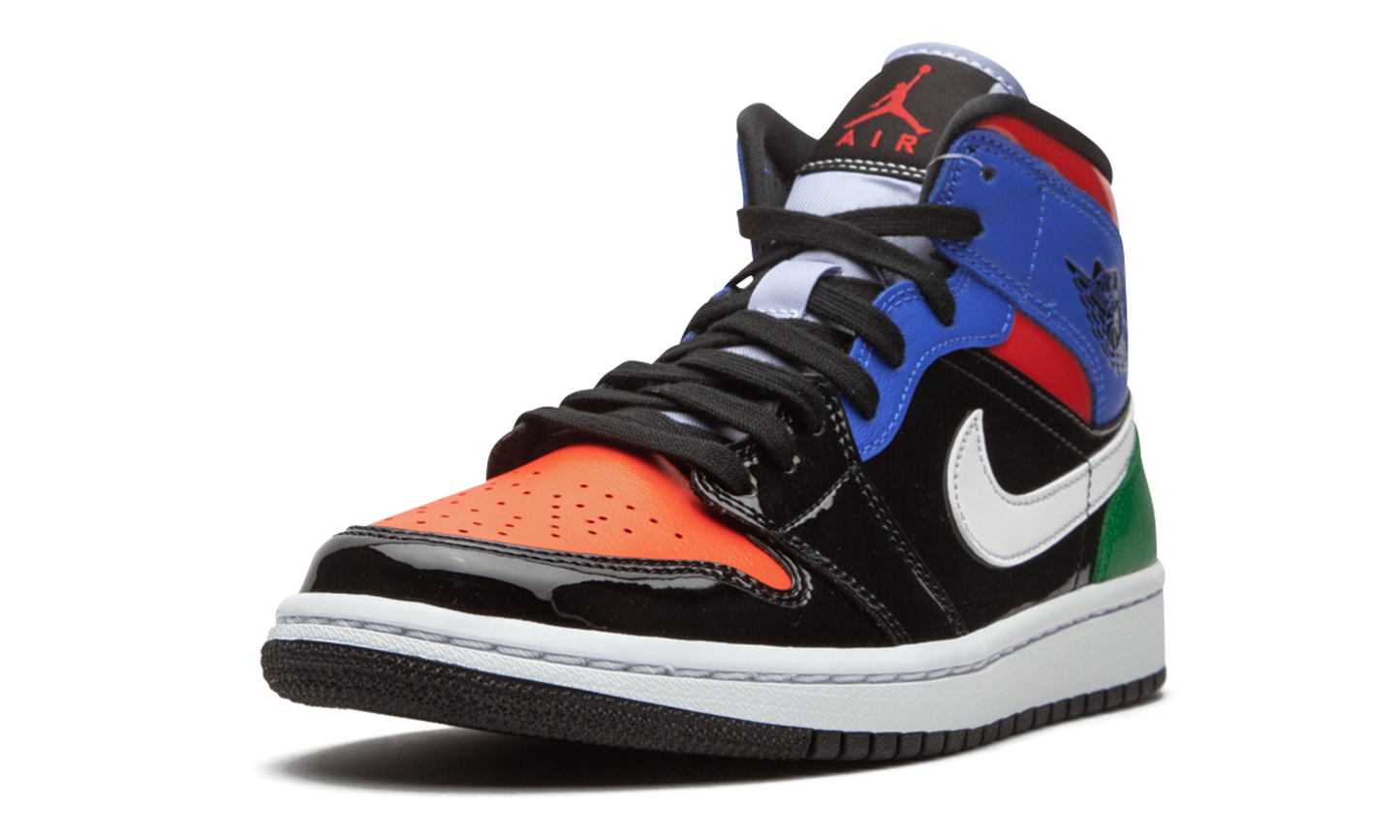 AIR JORDAN 1 MID SE WMNS Multicolor Patent