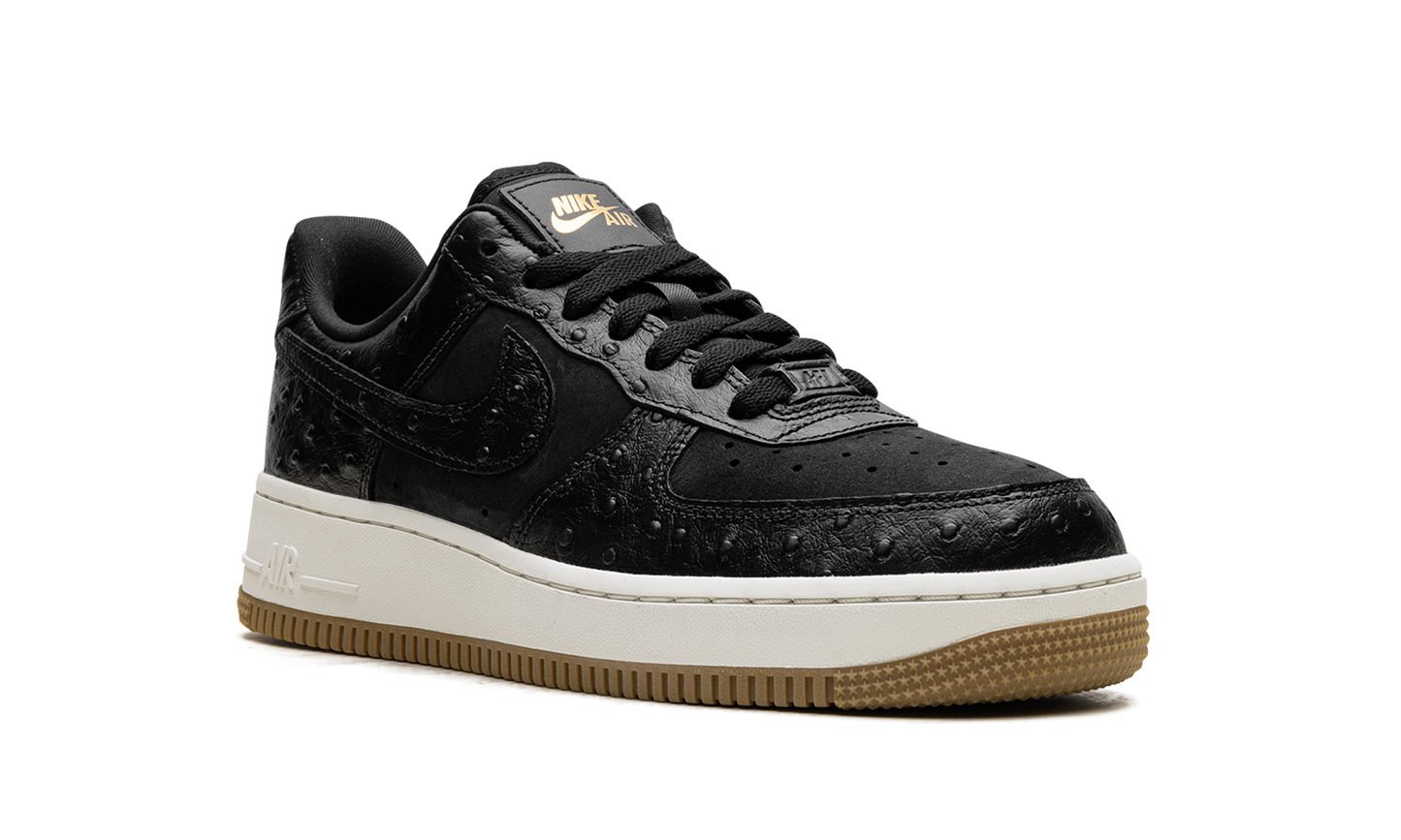 Air Force 1 Low '07 WMNS Black Ostrich