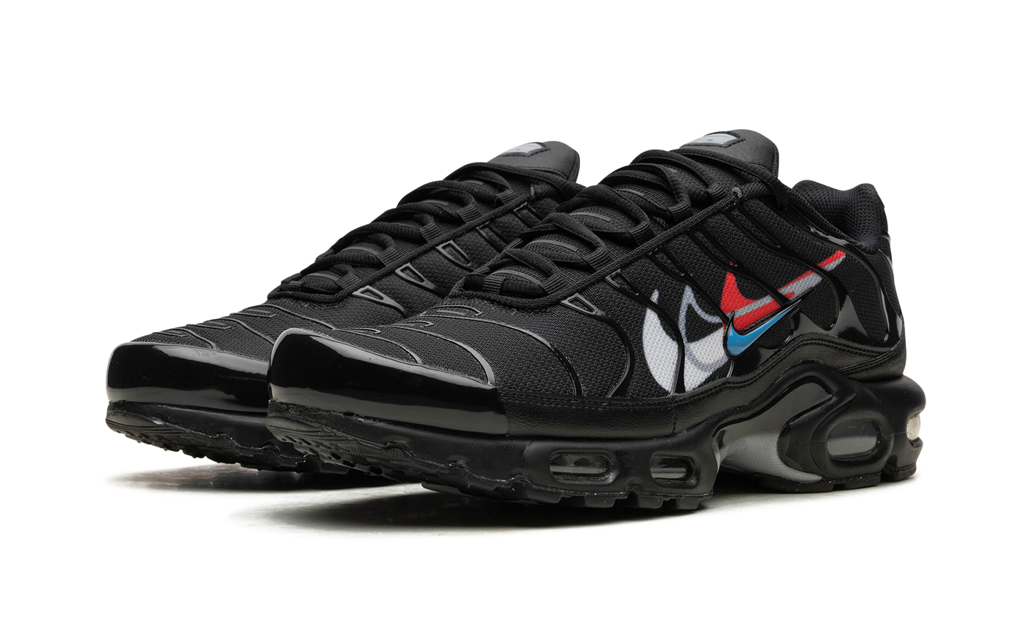 Air Max Plus Multi Swoosh Black Bright Crimson