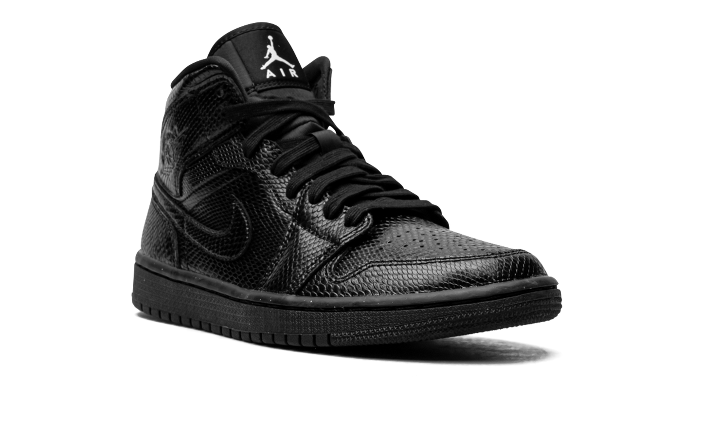 AIR JORDAN 1 MID WMNS Black Snakeskin