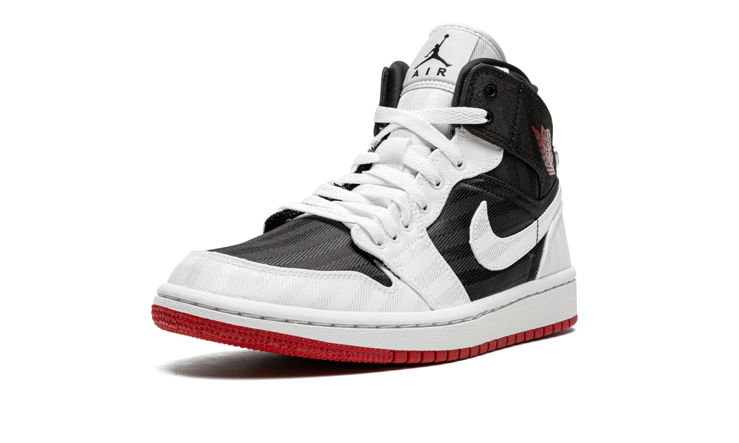 AIR JORDAN 1 MID SE UTL WMNS White / Black / Gym Red