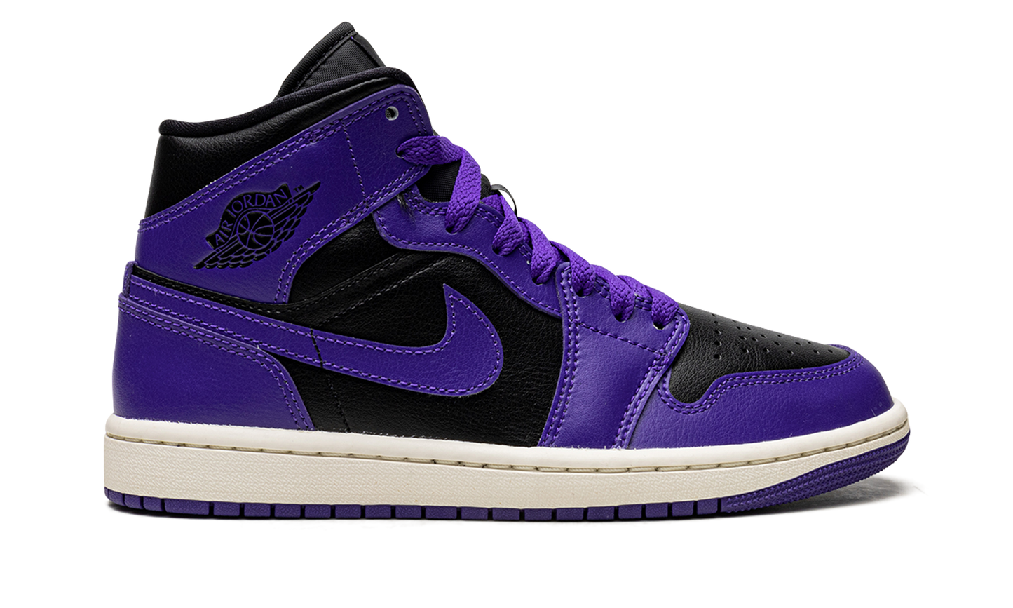 JORDAN 1 MID WMNS Black/Purple