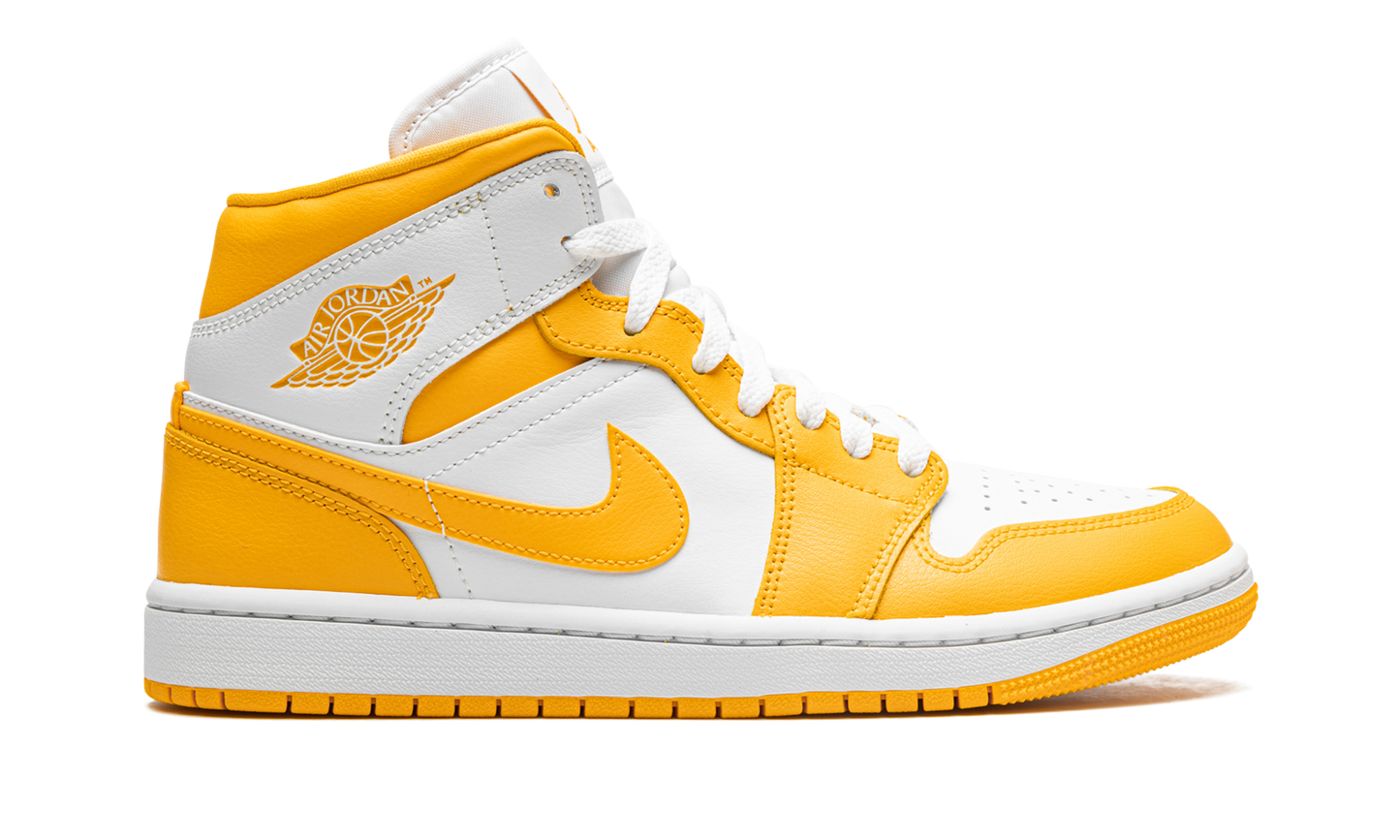JORDAN 1 MID WMNS White / University Gold