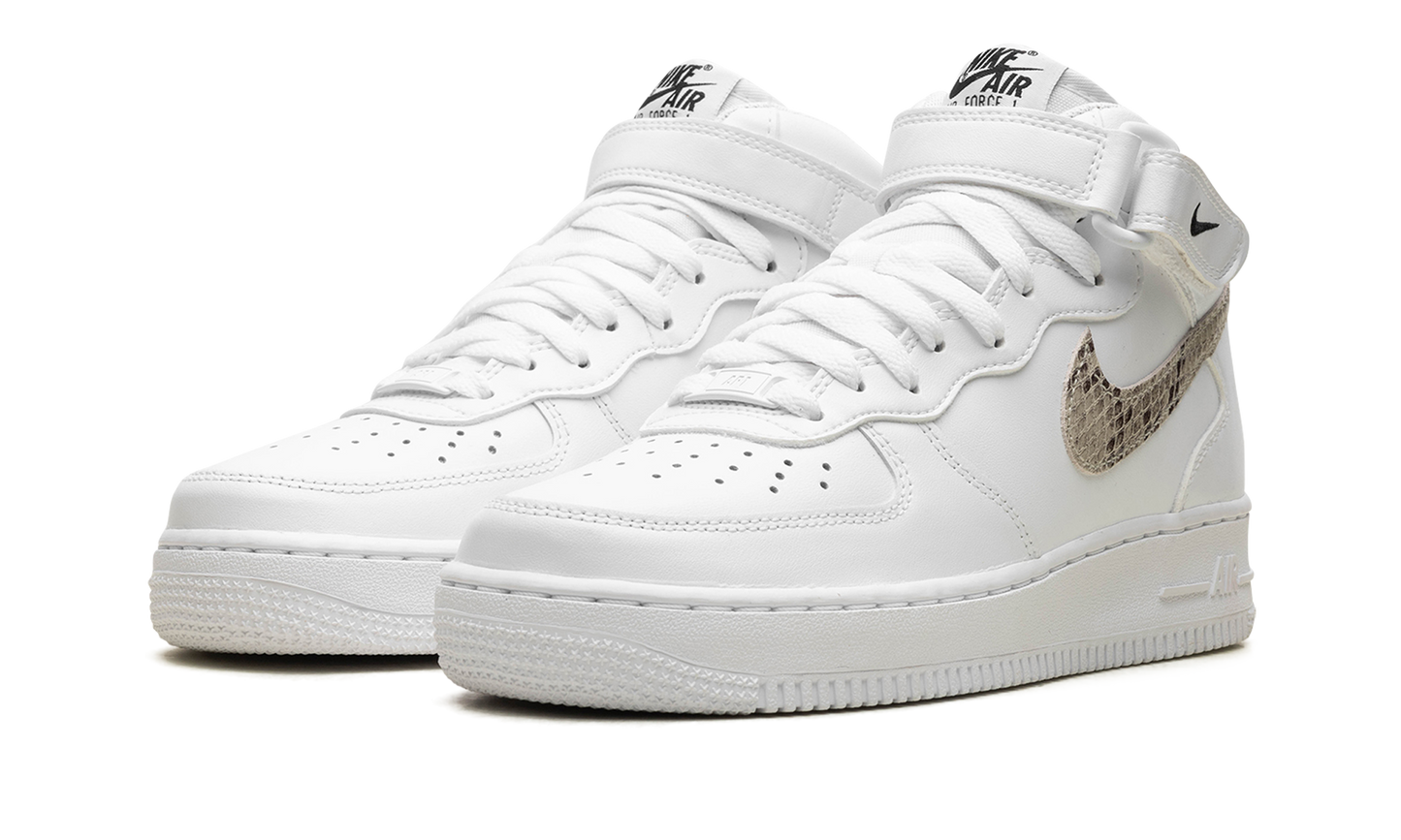 AIR FORCE 1 '07 MID WMNS White Snake Swoosh