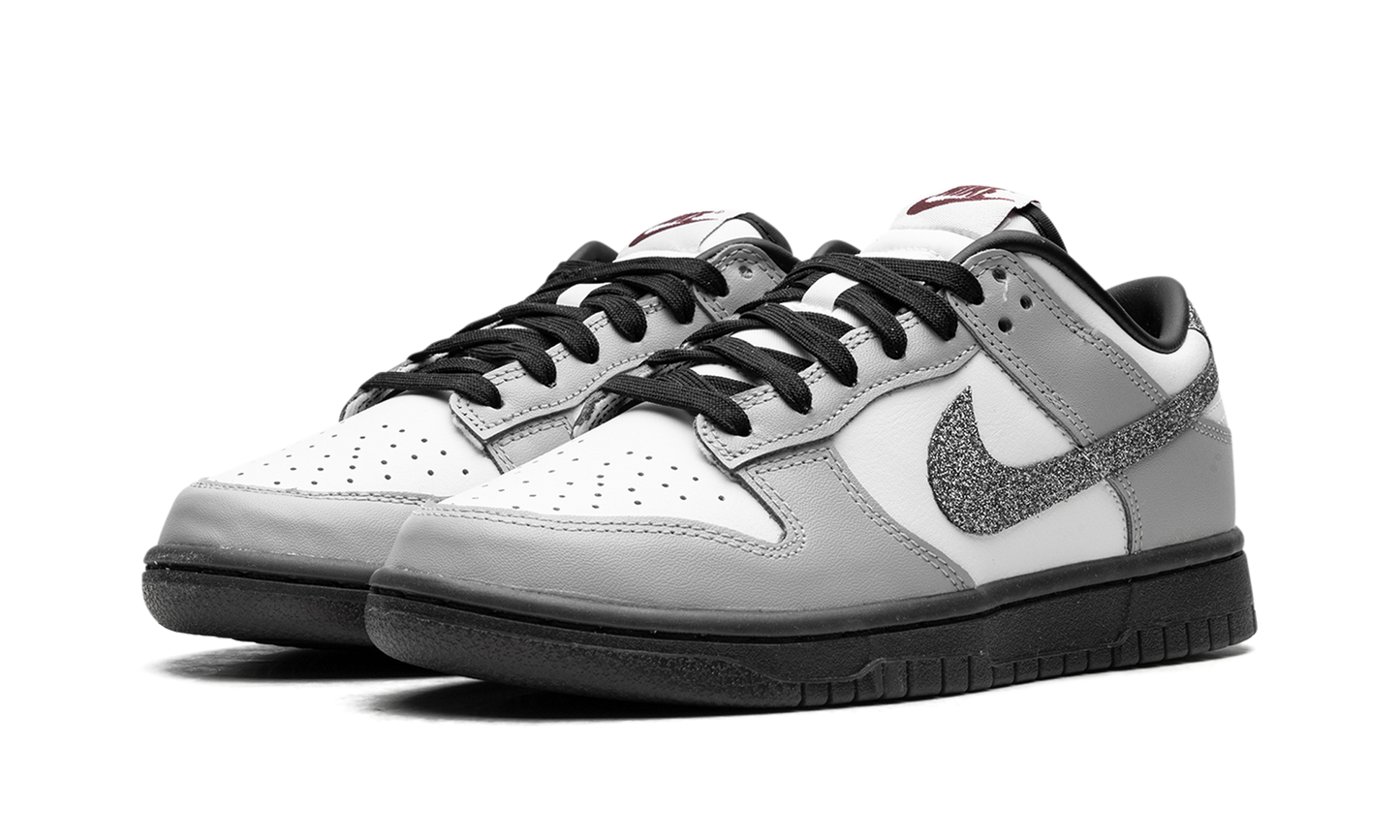 Dunk Low LX WMNS Glitter Swoosh White Light Smoke Grey