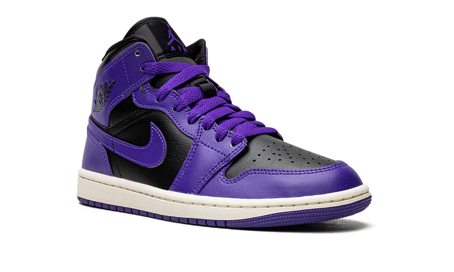 JORDAN 1 MID WMNS Black/Purple