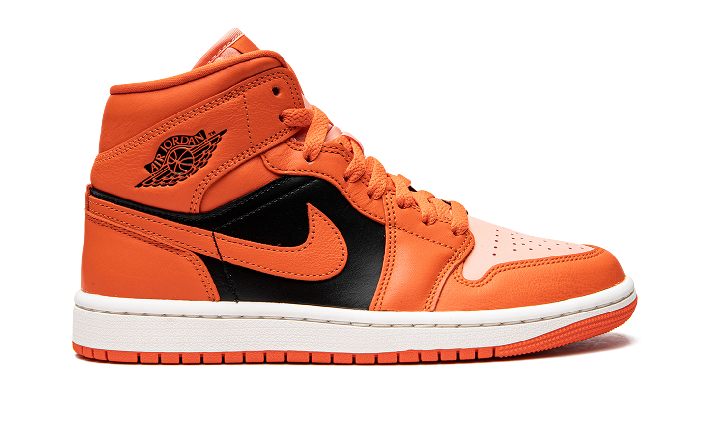AIR JORDAN 1 MID SE WMNS Orange / Black