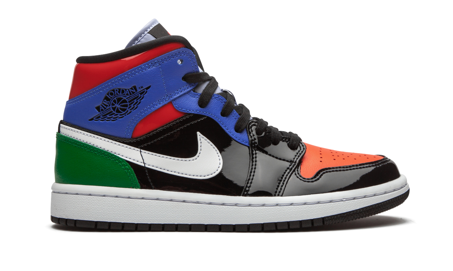 AIR JORDAN 1 MID SE WMNS Multicolor Patent