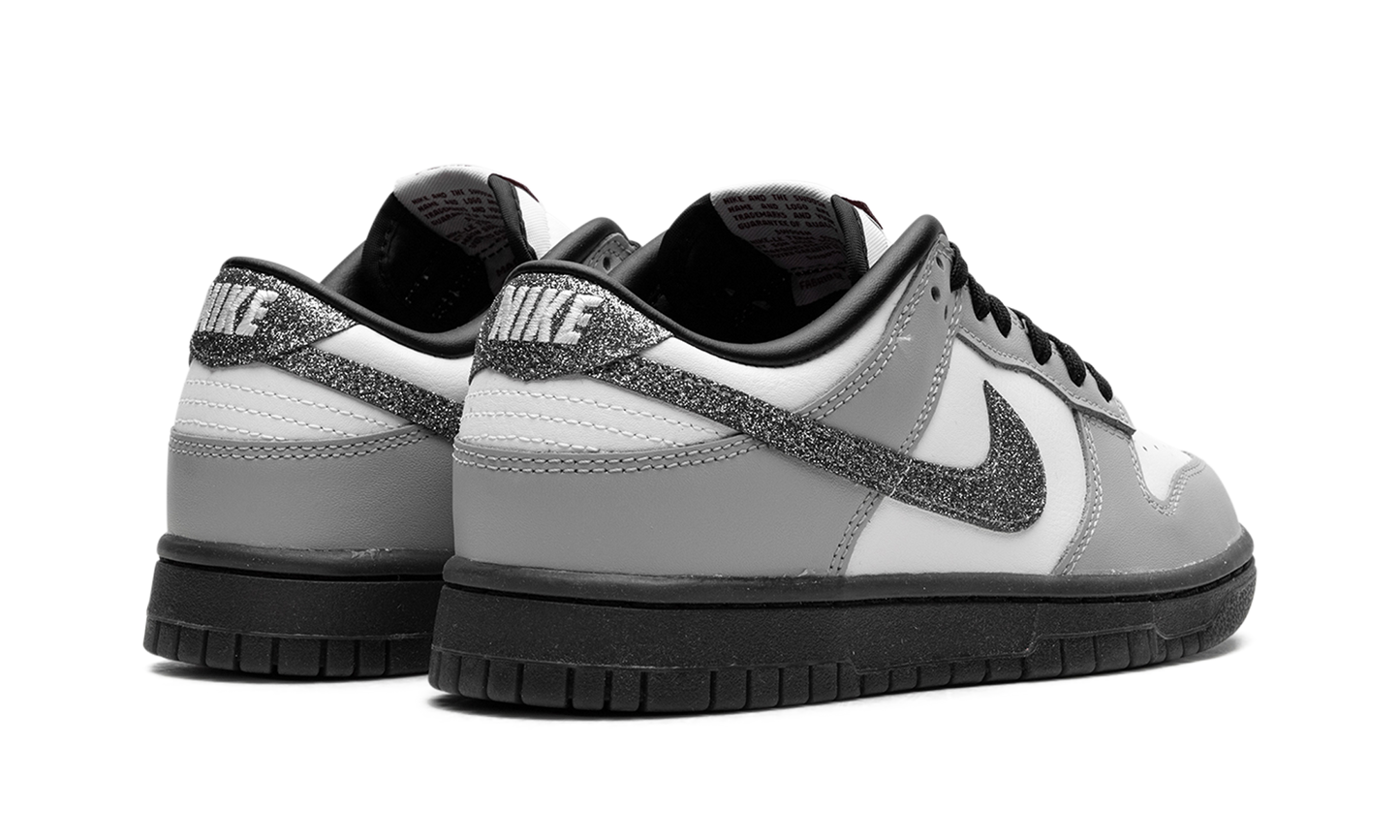 Dunk Low LX WMNS Glitter Swoosh White Light Smoke Grey