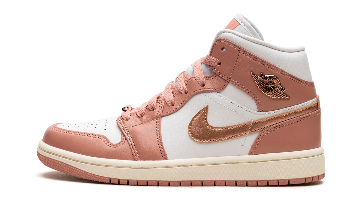AIR JORDAN 1 MID WMNS RED STARDUST