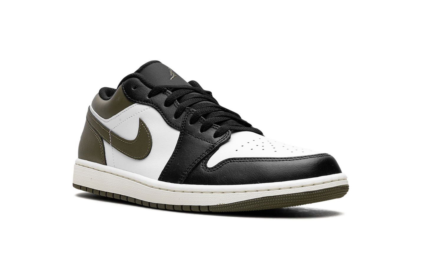 Air Jordan 1 Low Black Toe Medium Olive