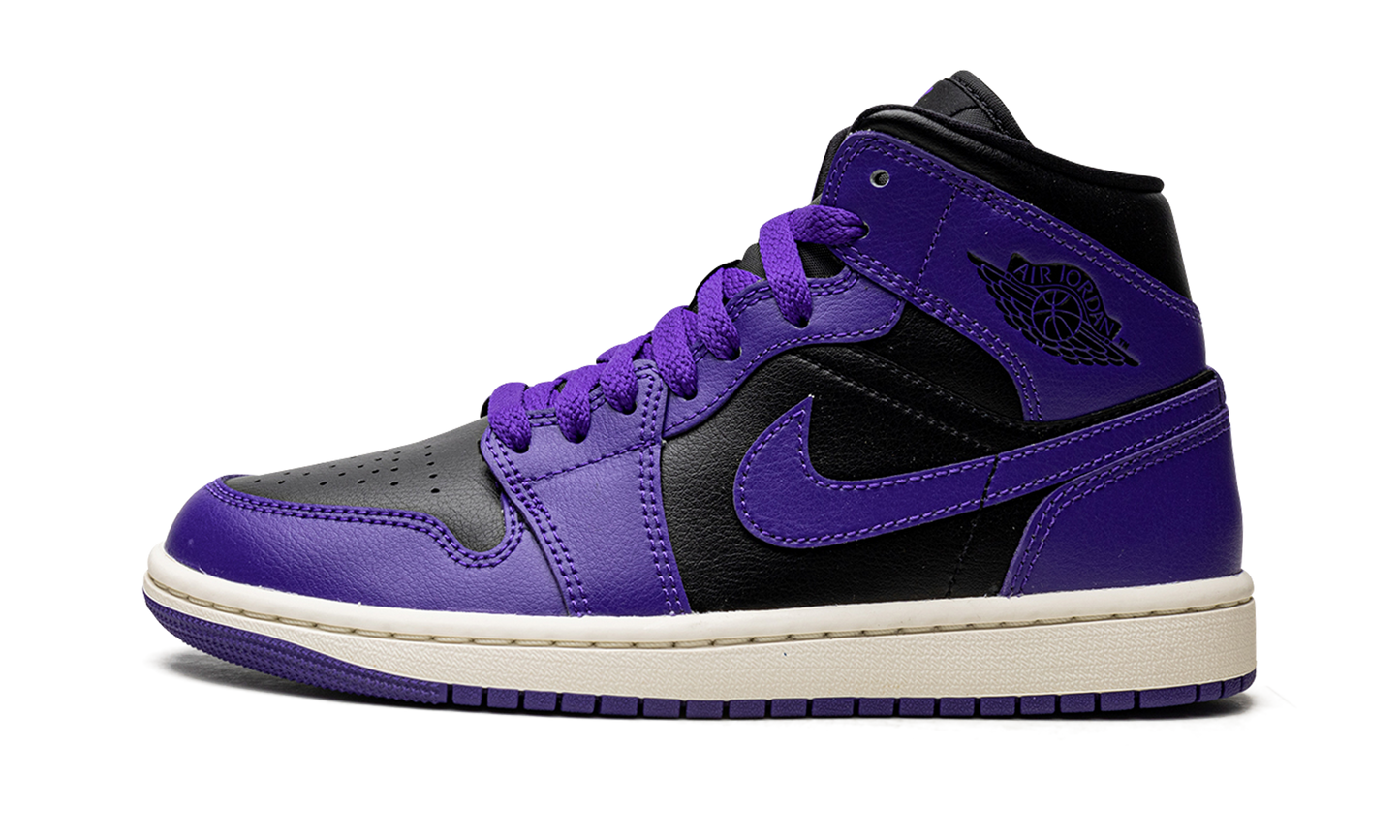 JORDAN 1 MID WMNS Black/Purple