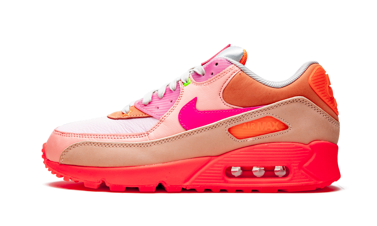 AIR MAX 90 PRM WMNS Platinum Crimson/Bright Purple