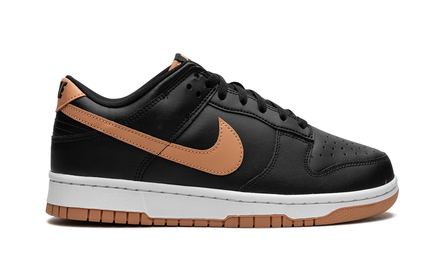 Dunk Low Black / Amber Brown