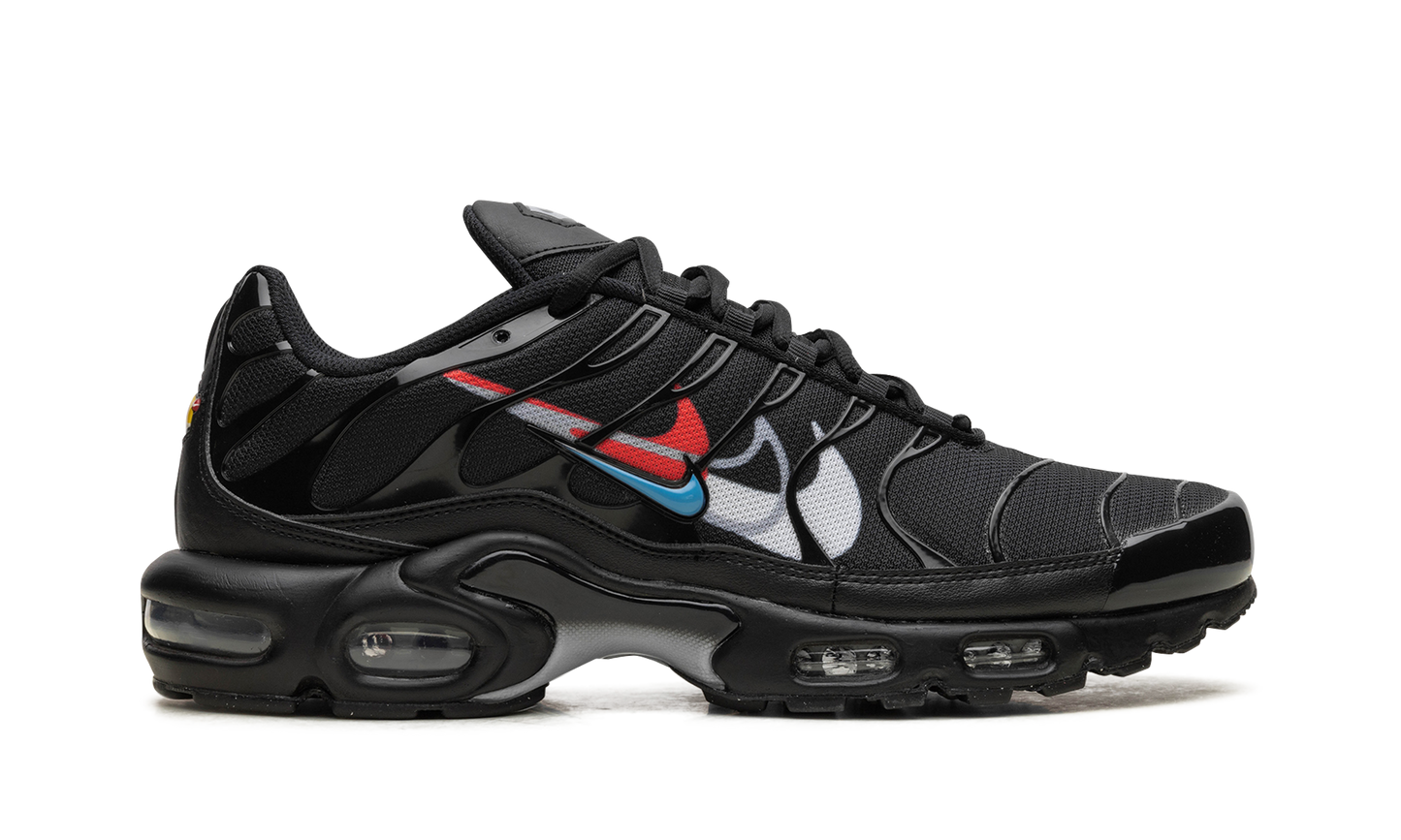 Air Max Plus Multi Swoosh Black Bright Crimson