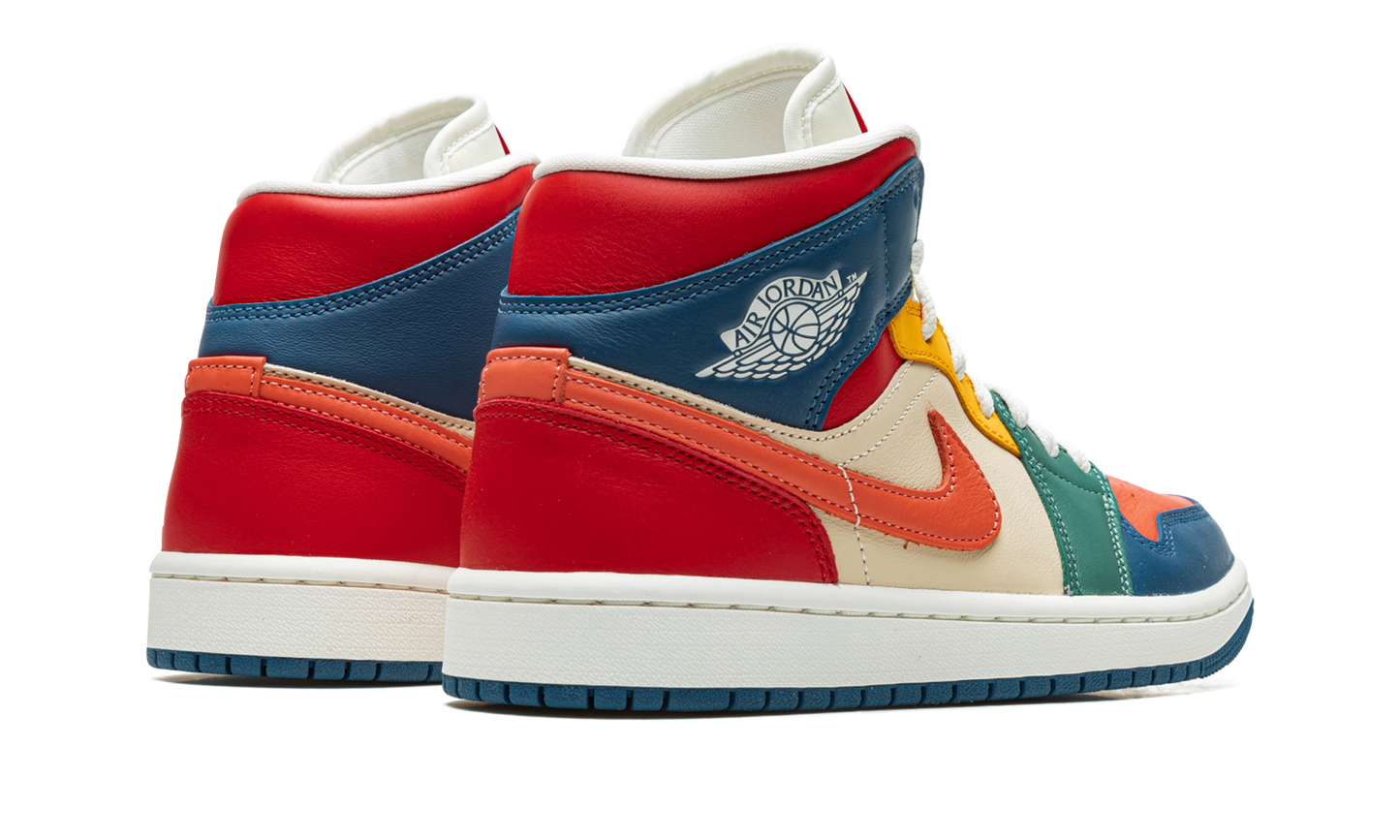 AIR JORDAN 1 MID SE WMNS Multi-Color