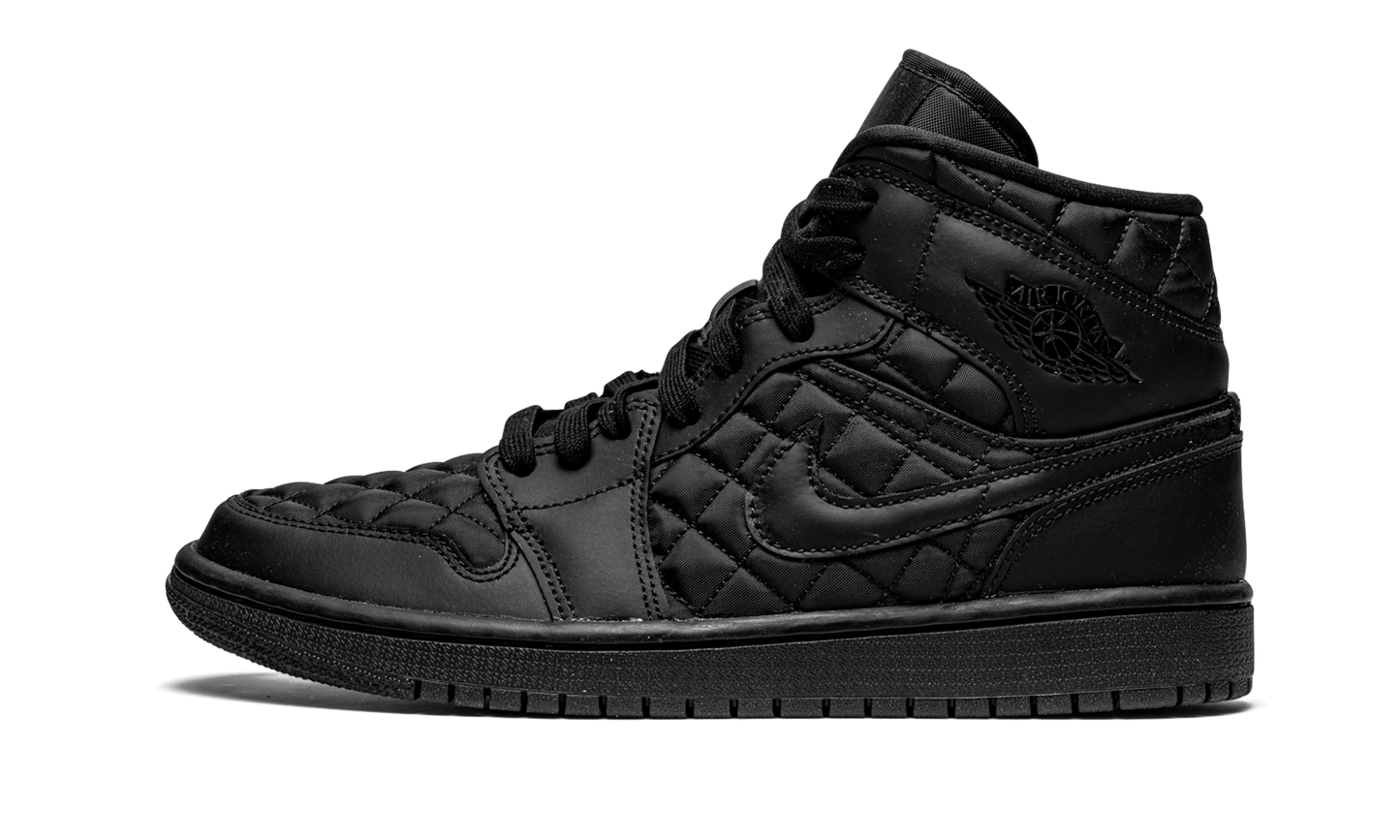 AIR JORDAN 1 MID QUILTED WMNS Black