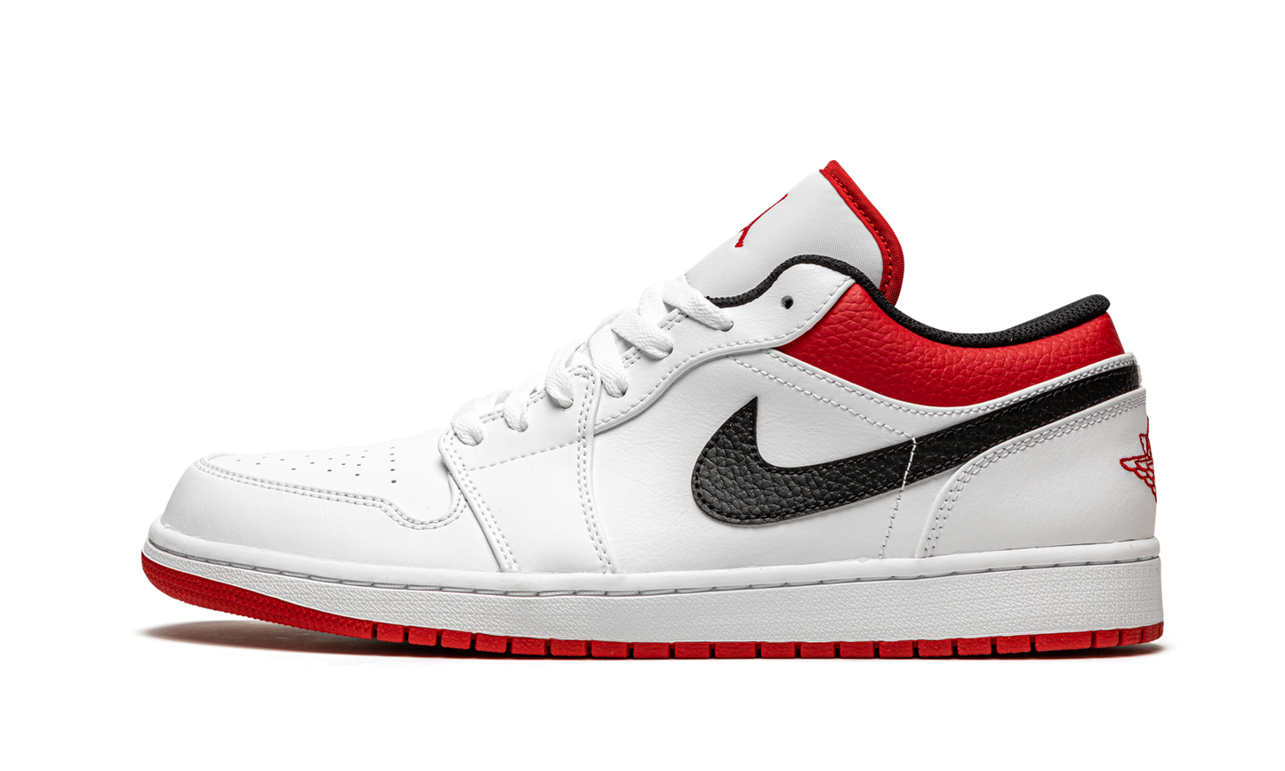 Air Jordan 1 Low White University Red