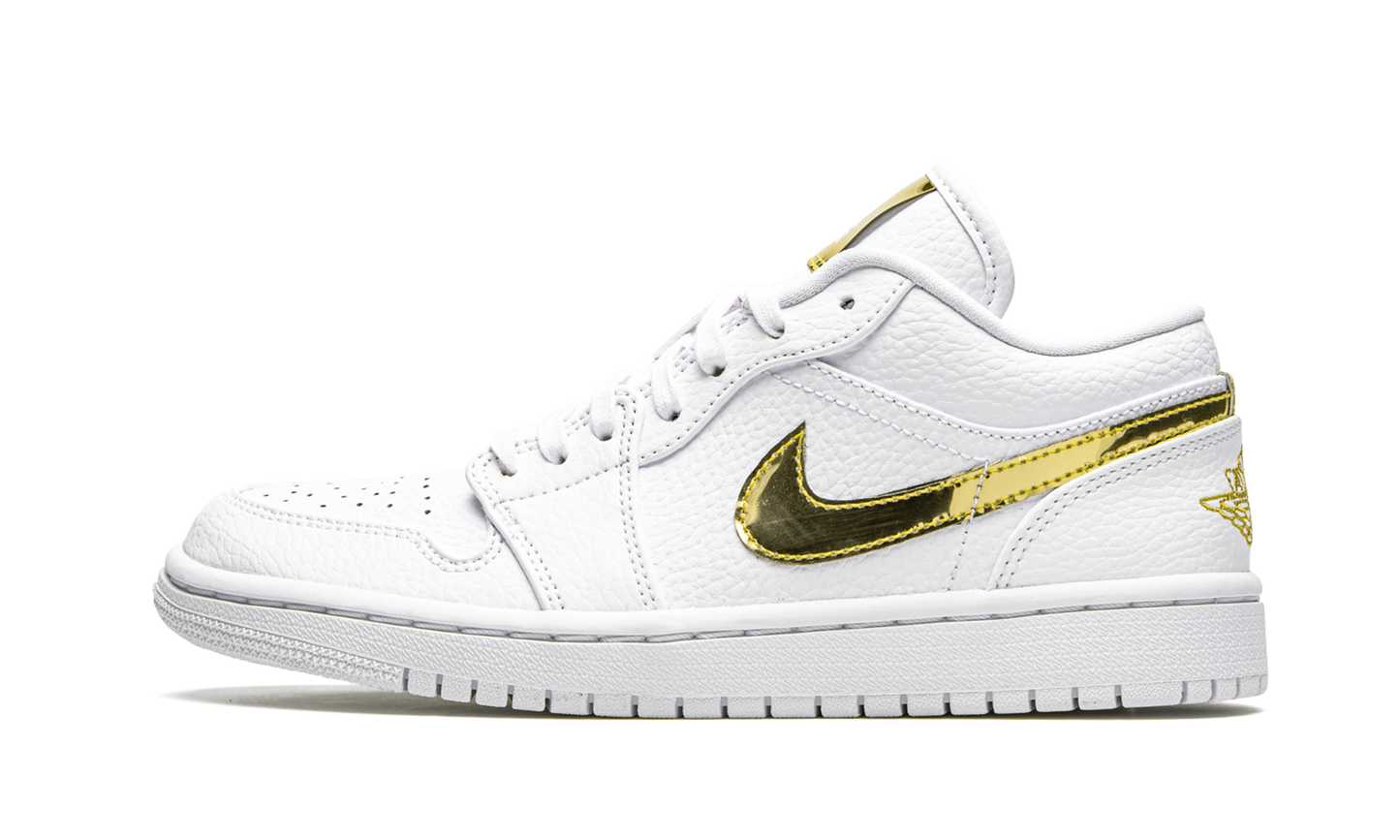AIR JORDAN 1 LO SE WMNS White Metallic Gold