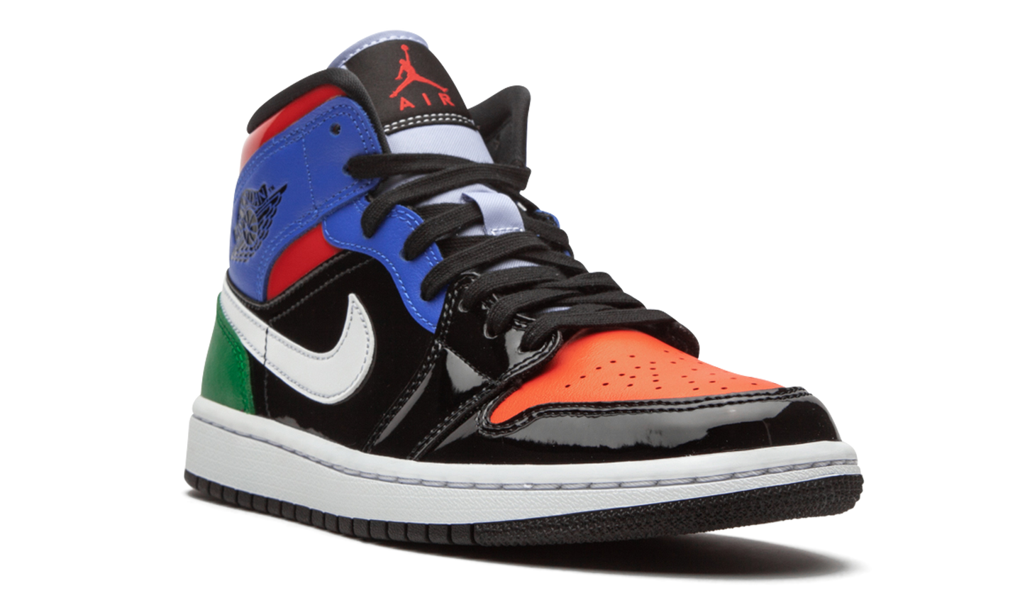AIR JORDAN 1 MID SE WMNS Multicolor Patent