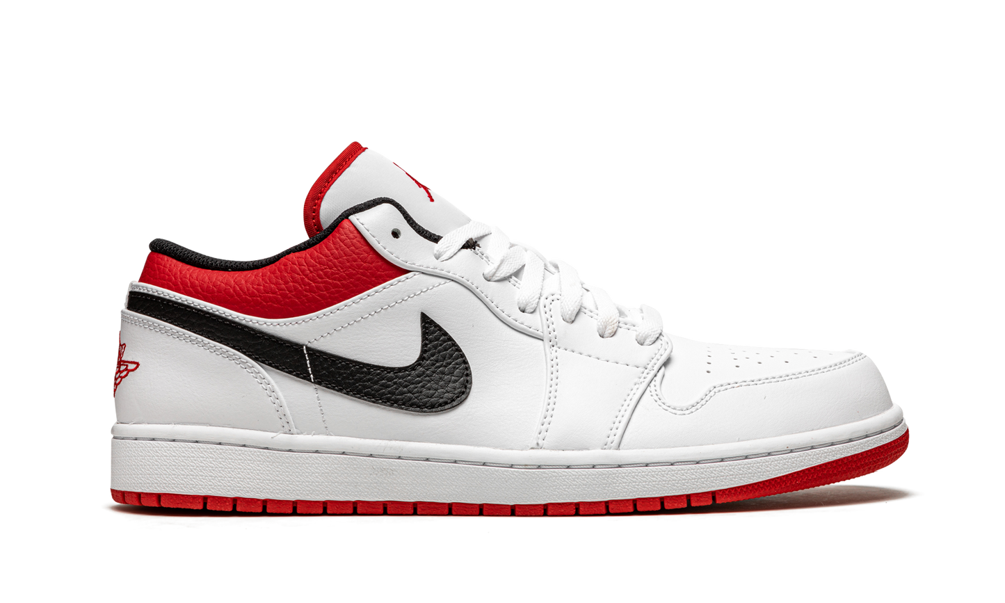 Air Jordan 1 Low White University Red