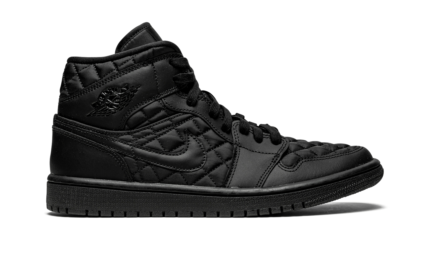 AIR JORDAN 1 MID QUILTED WMNS Black