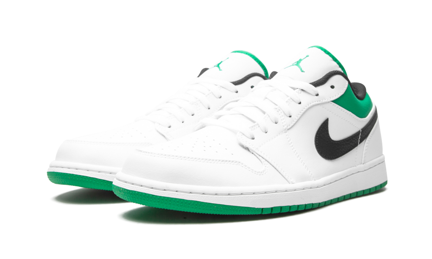 Air Jordan 1 Low White / Lucky Green