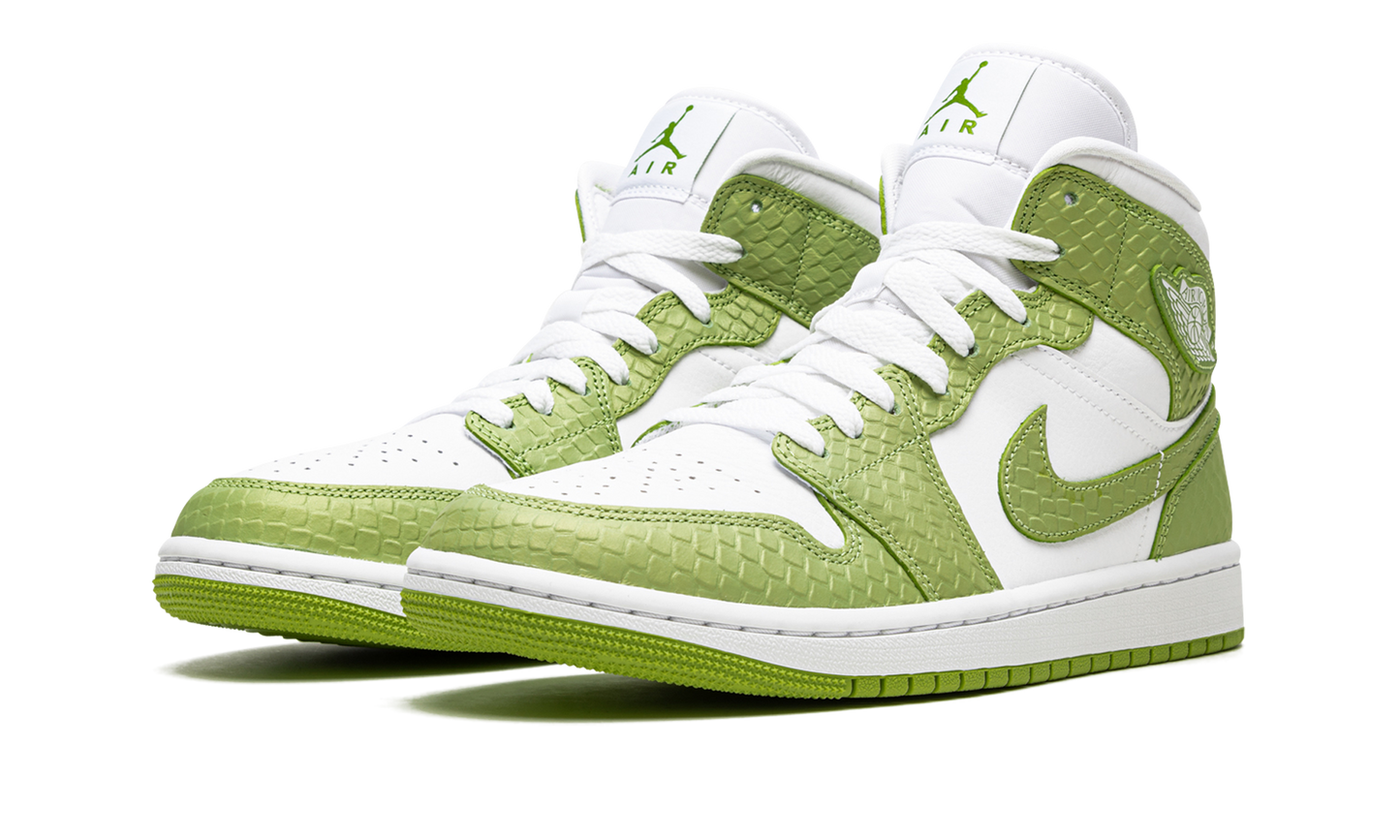 AIR JORDAN 1 MID SE WMNS Green Python