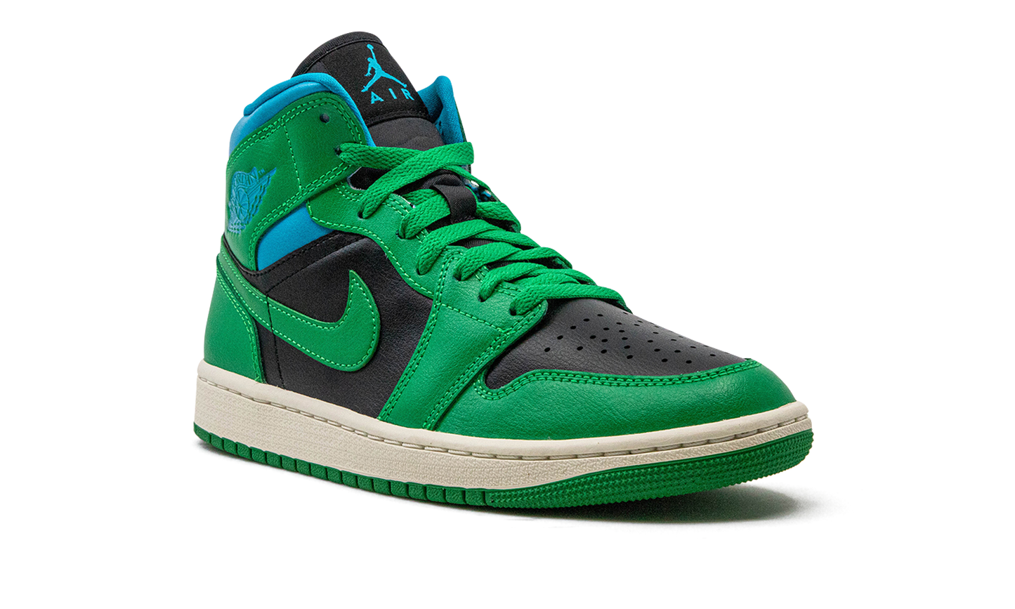 AIR JORDAN 1 MID WMNS Lucky Green Aquatone
