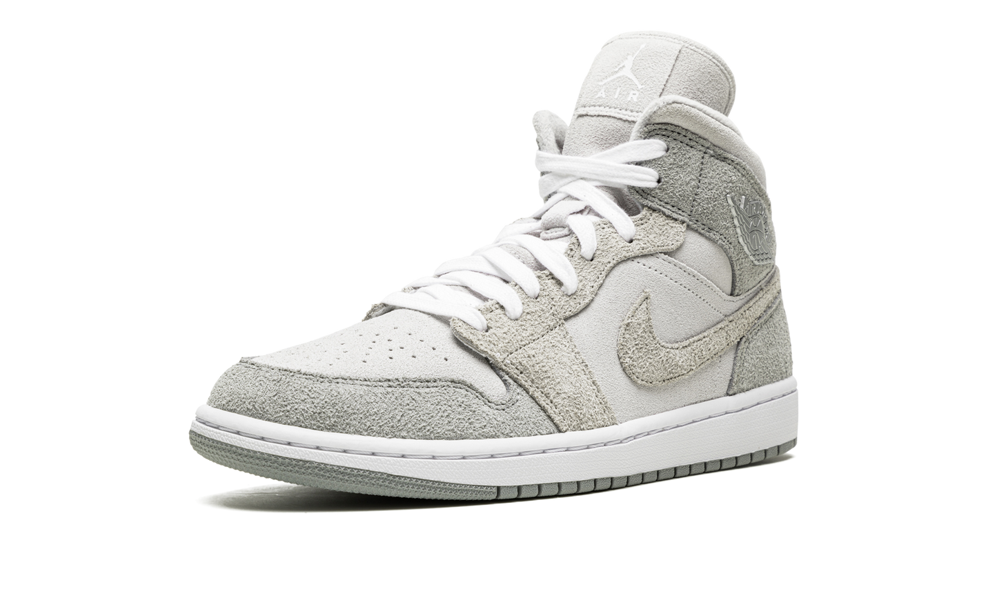 AIR JORDAN 1 MID SE WMNS Grey Fleece