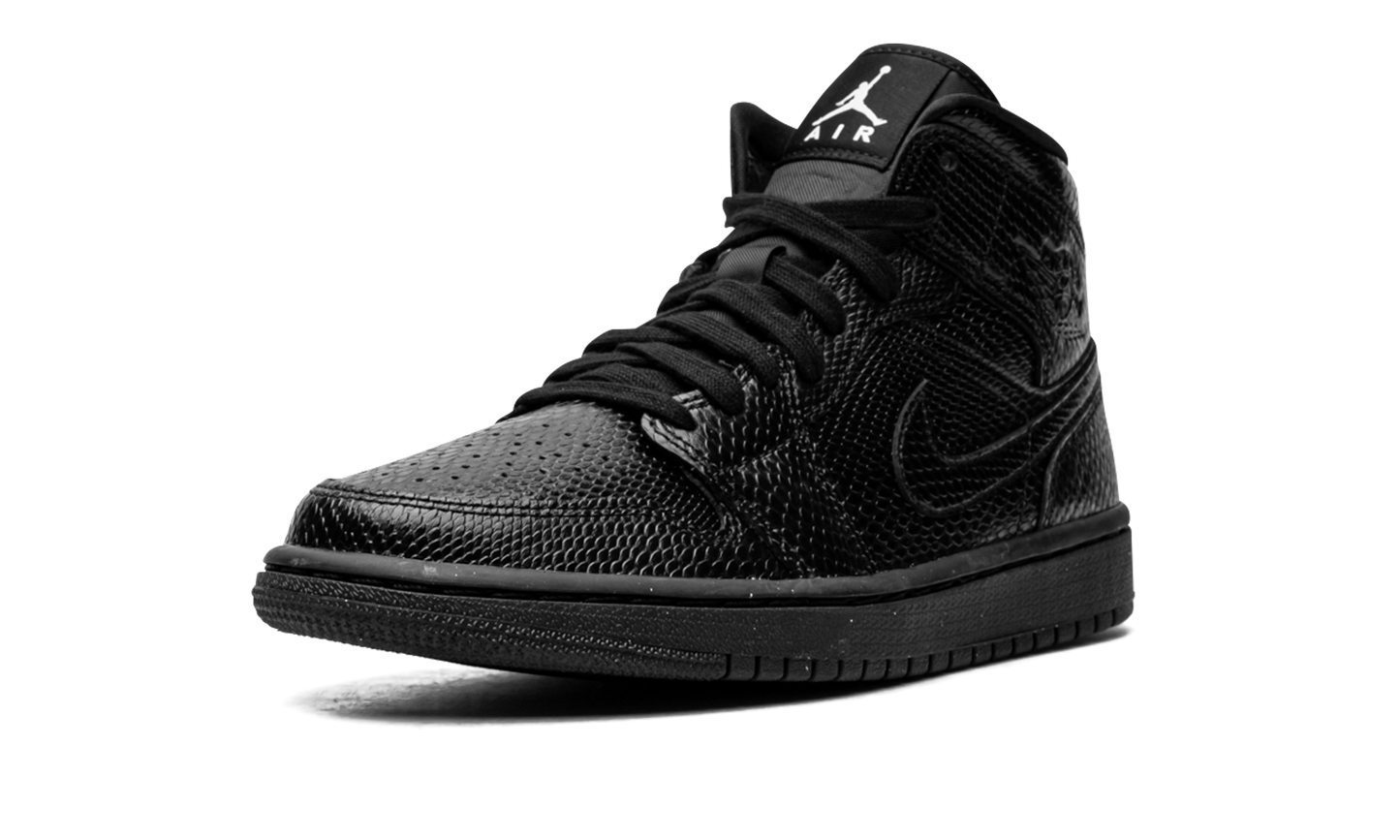 AIR JORDAN 1 MID WMNS Black Snakeskin
