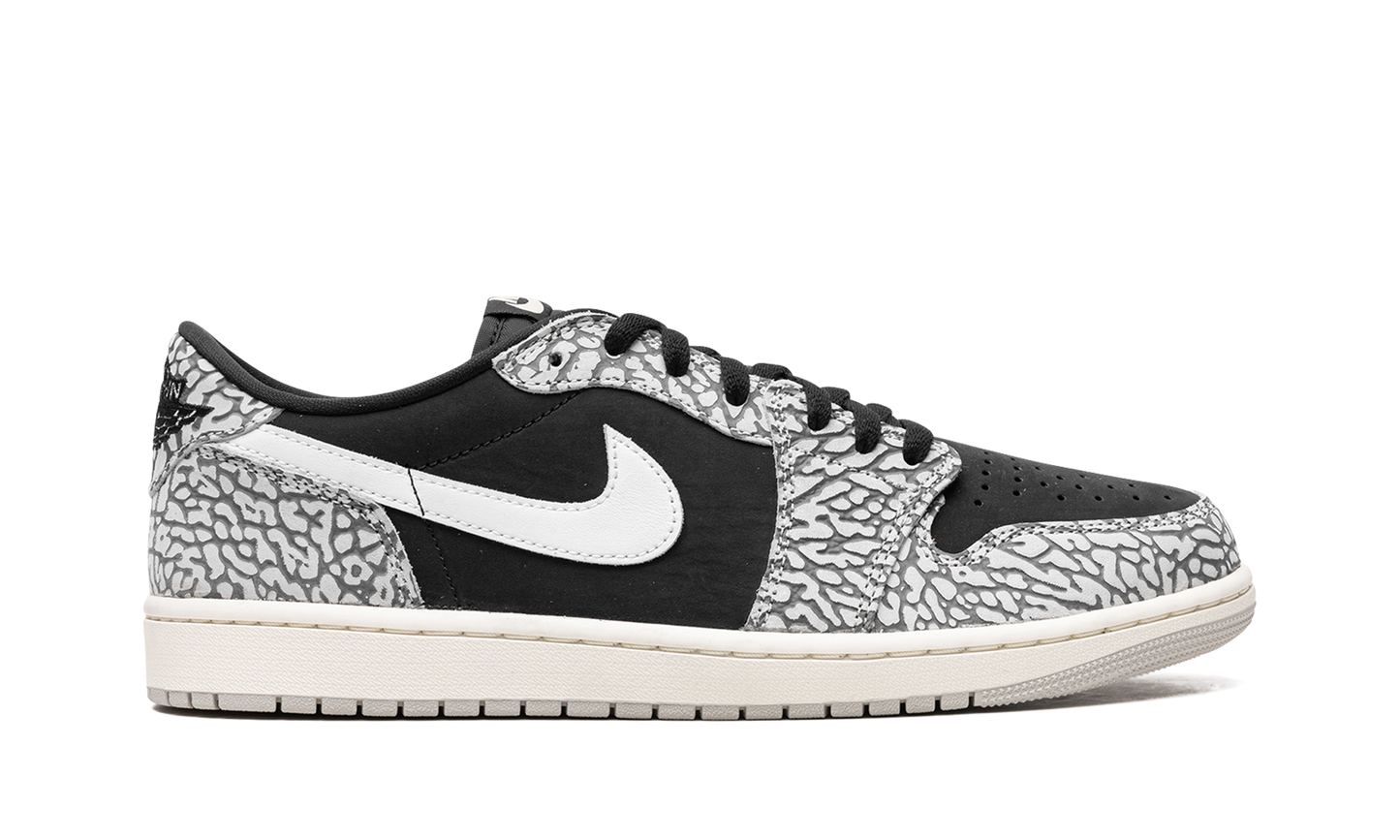 Air Jordan 1 Low Black Elephant