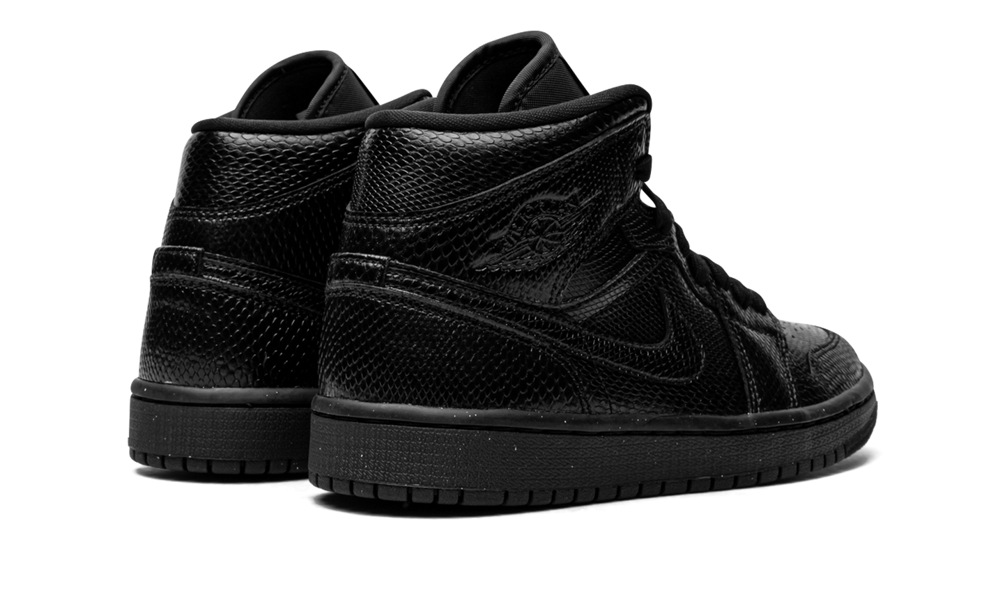AIR JORDAN 1 MID WMNS Black Snakeskin