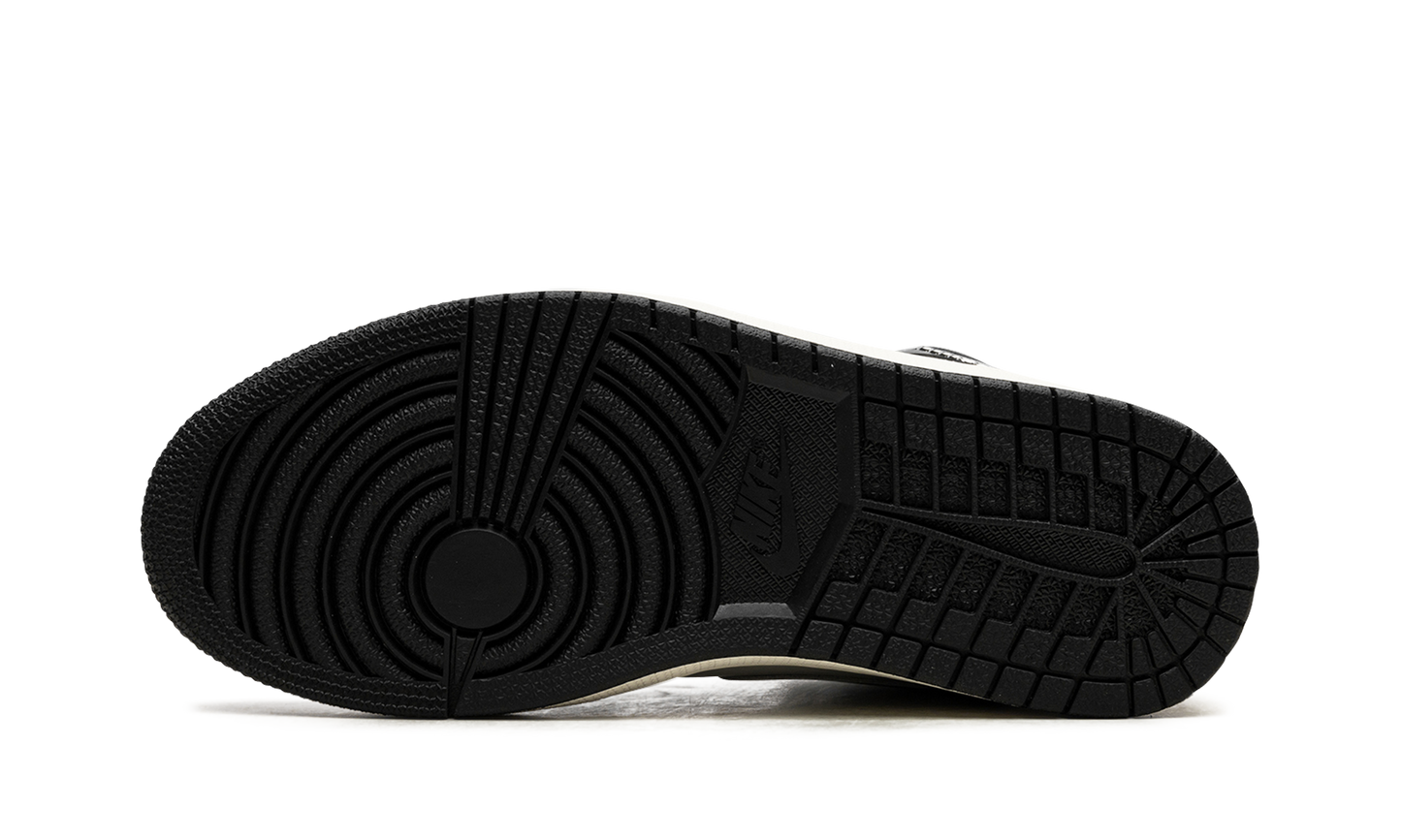 AIR JORDAN 1 MID SE WMNS Black Chrome