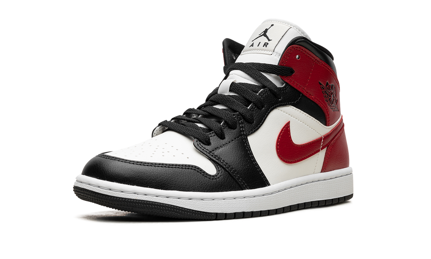 AIR JORDAN 1 MID WMNS Black Toe