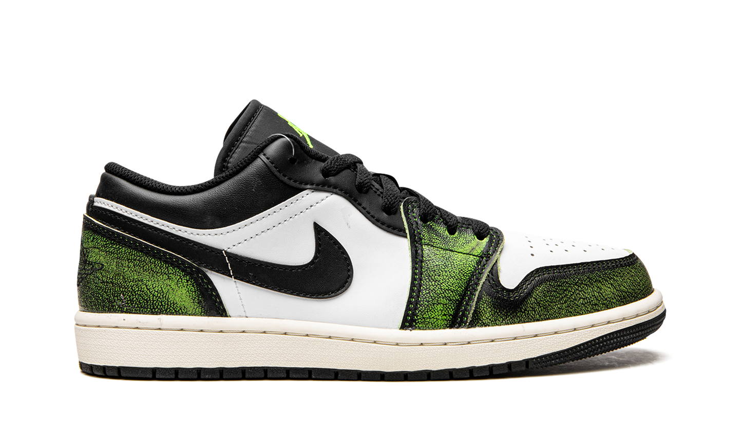 Air Jordan 1 Low SE Wear Away - Electric Green