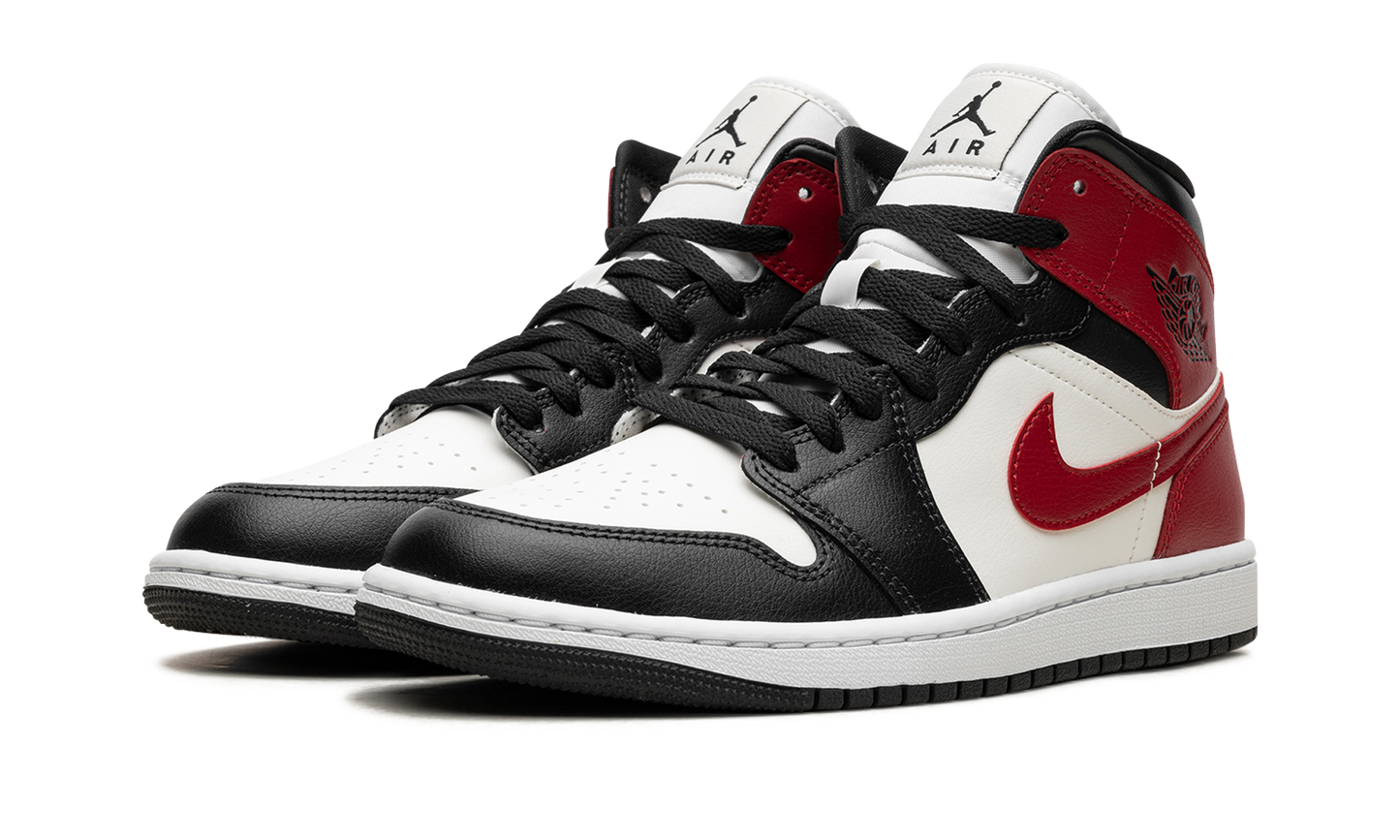 AIR JORDAN 1 MID WMNS Black Toe