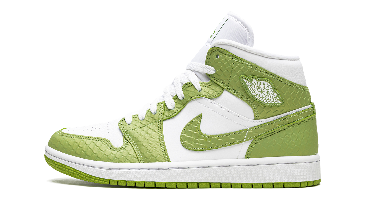 AIR JORDAN 1 MID SE WMNS Green Python