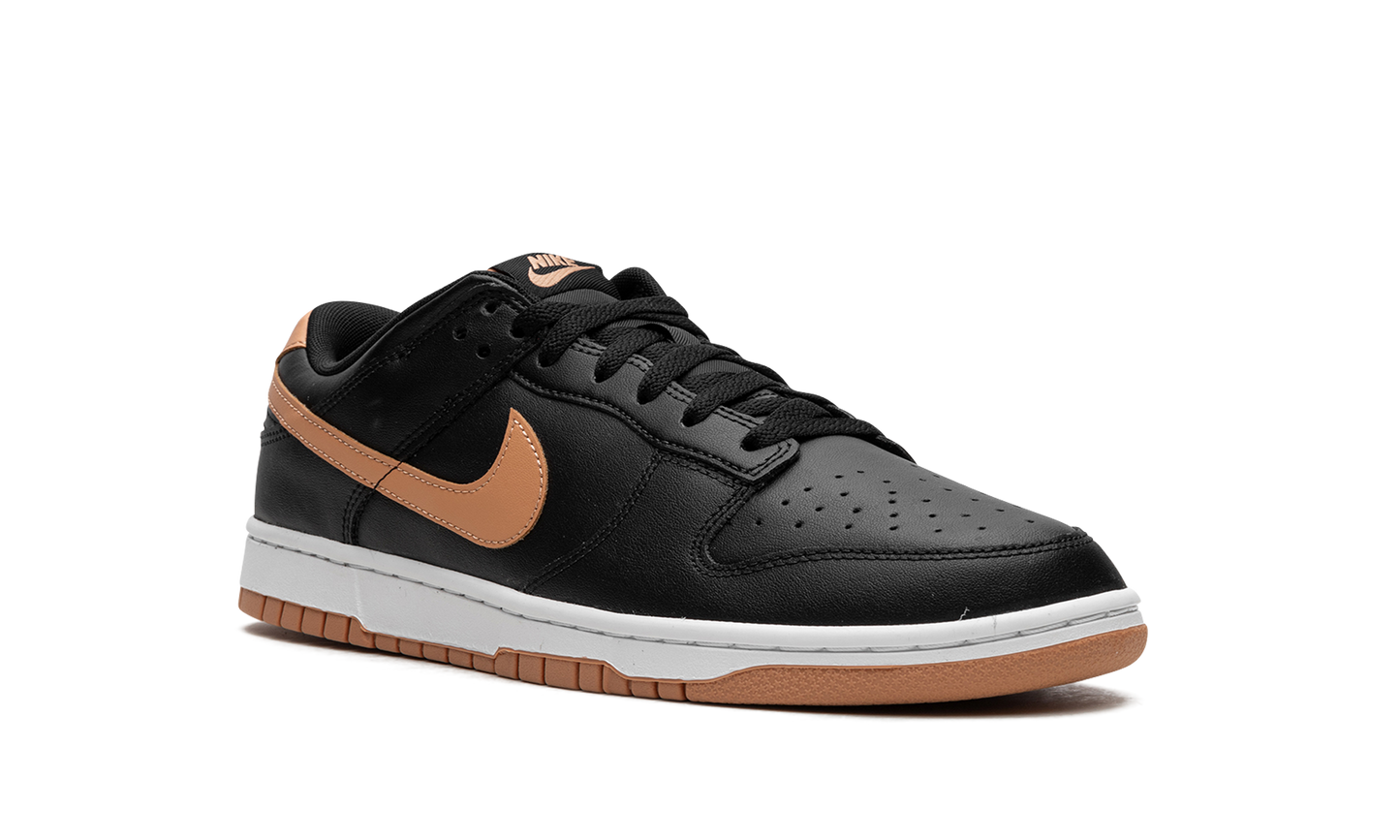 Dunk Low Black / Amber Brown