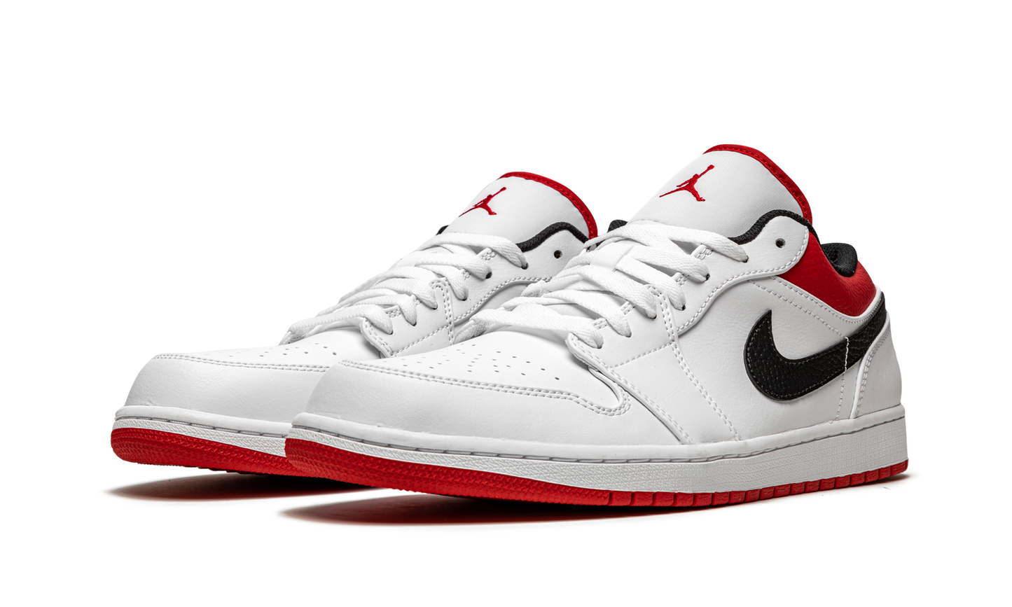 Air Jordan 1 Low White University Red