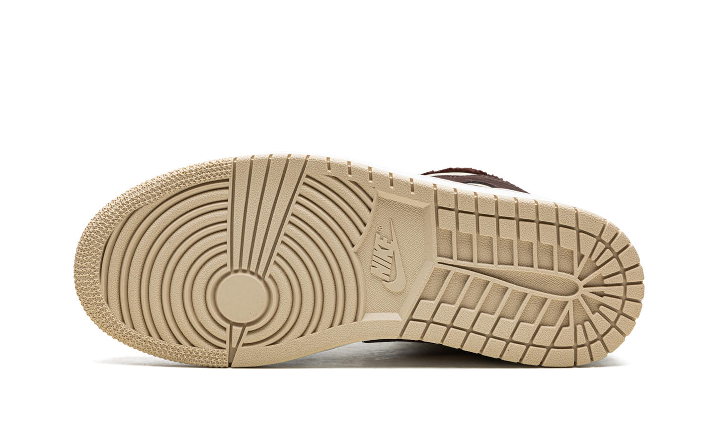 AIR JORDAN 1 MID SE WMNS Brown Basalt Fleece