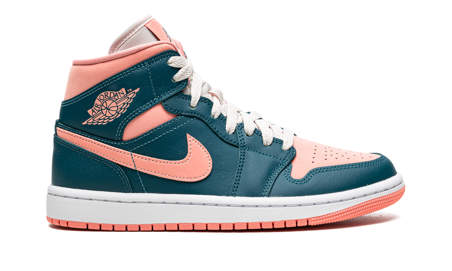 AIR JORDAN 1 MID WMNS Dark Teal Green