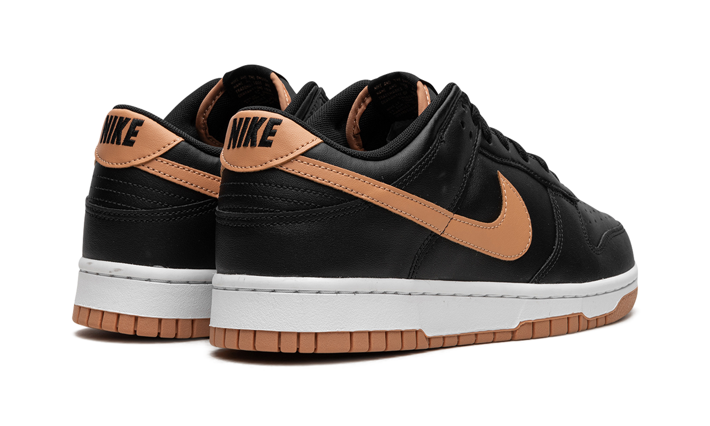 Dunk Low Black / Amber Brown