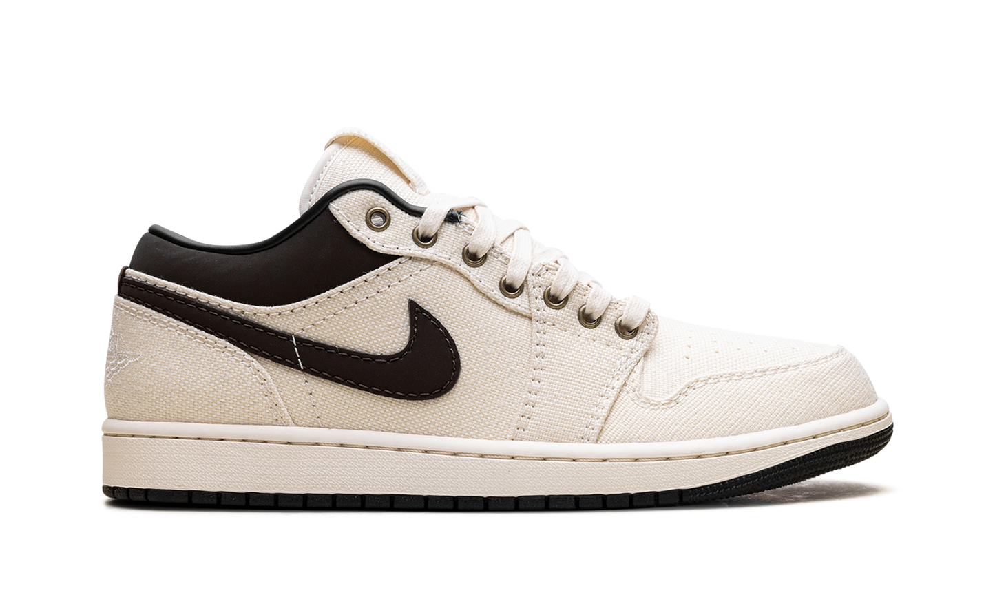 Air Jordan 1 Low Premium Pale Ivory Baroque Brown