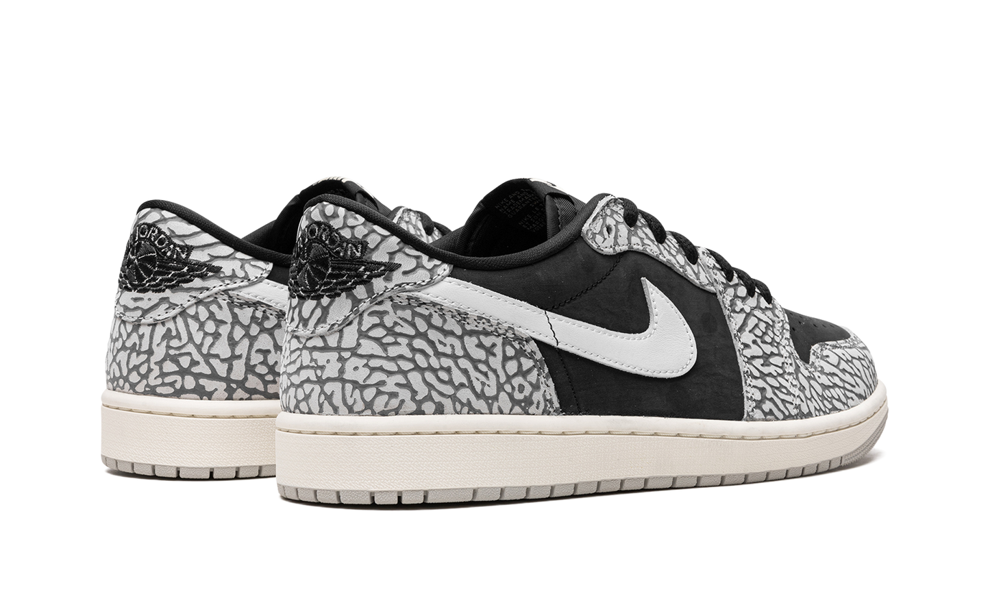 Air Jordan 1 Low Black Elephant