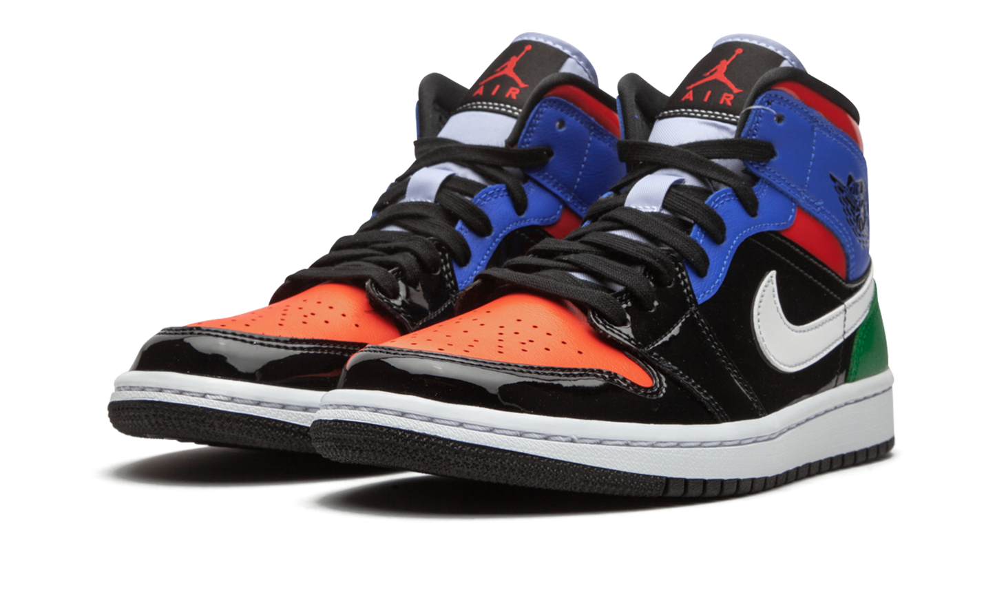 AIR JORDAN 1 MID SE WMNS Multicolor Patent
