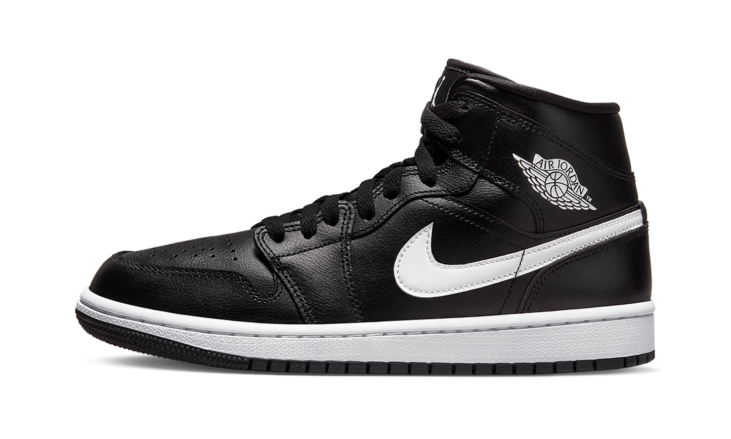 AIR JORDAN 1 MID WMNS Black / White
