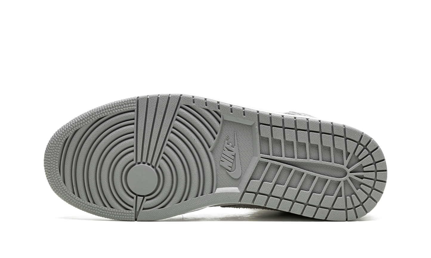 AIR JORDAN 1 MID SE WMNS Grey Fleece